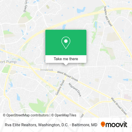 Rva Elite Realtors map