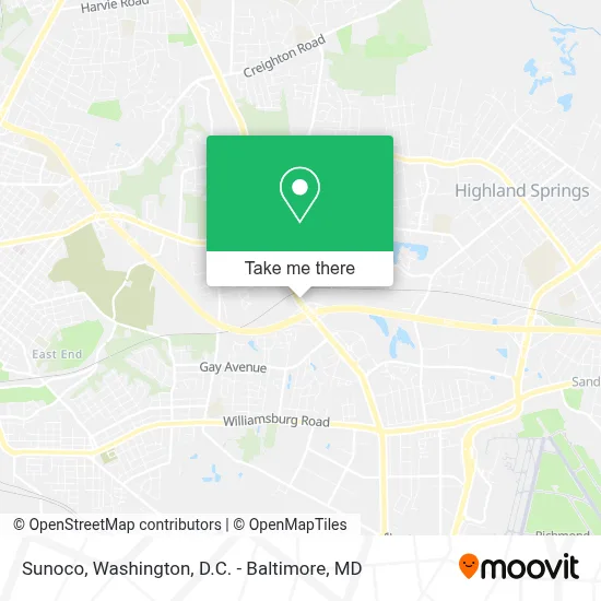 Sunoco map