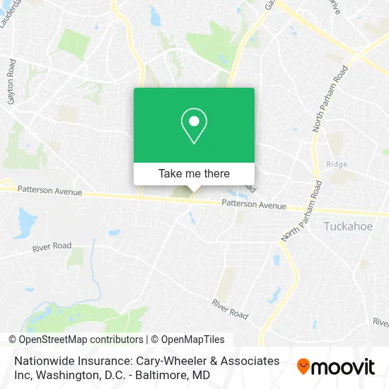 Nationwide Insurance: Cary-Wheeler & Associates Inc map