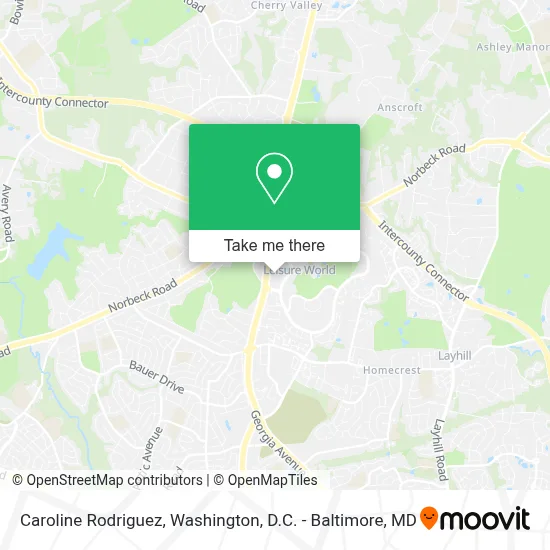 Caroline Rodriguez map