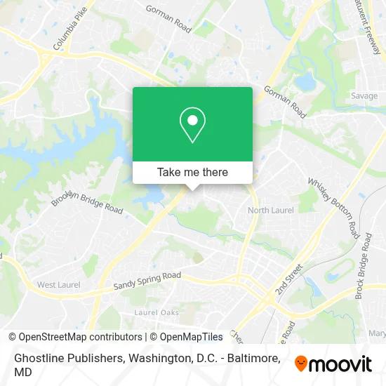 Ghostline Publishers map