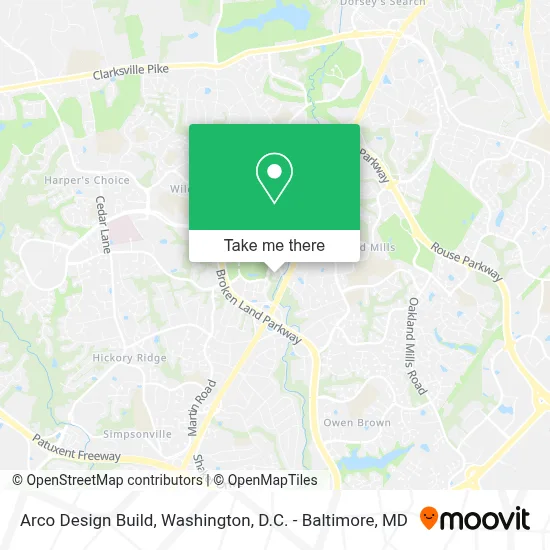 Arco Design Build map