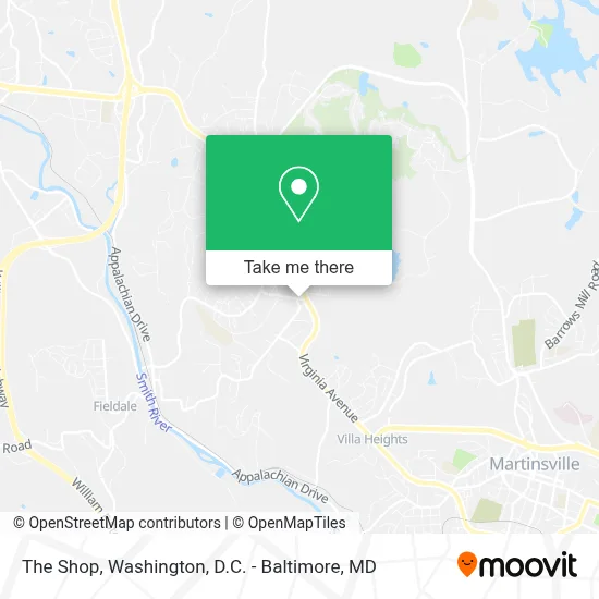 The Shop map