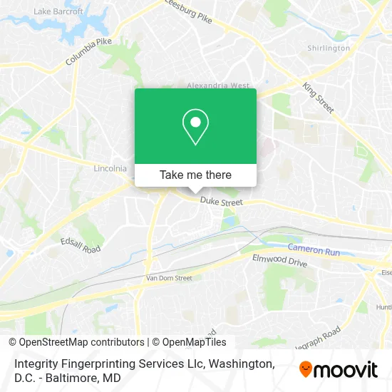 Integrity Fingerprinting Services Llc map