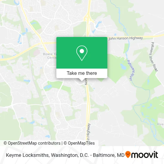Keyme Locksmiths map