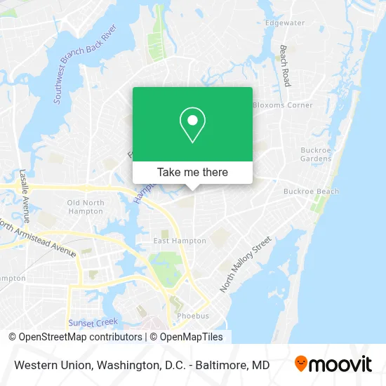 Western Union map