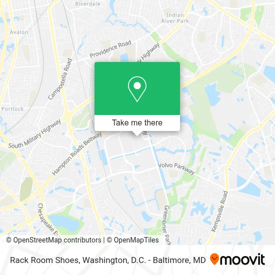 Rack Room Shoes map