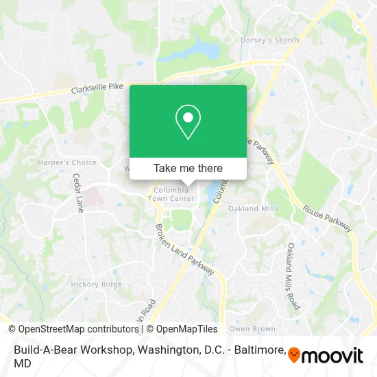 Build-A-Bear Workshop map
