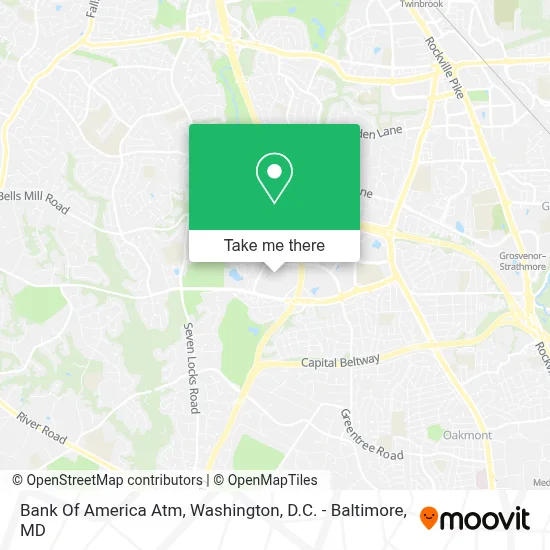 Bank Of America Atm map