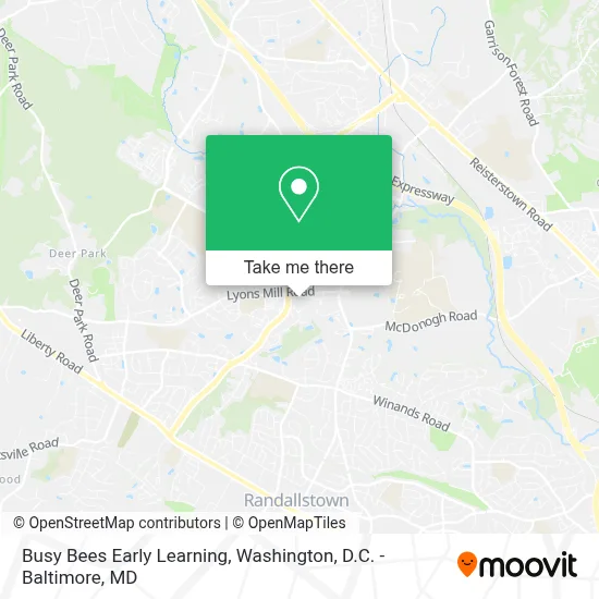 Busy Bees Early Learning map