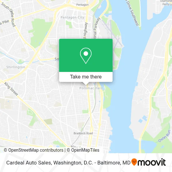 Cardeal Auto Sales map