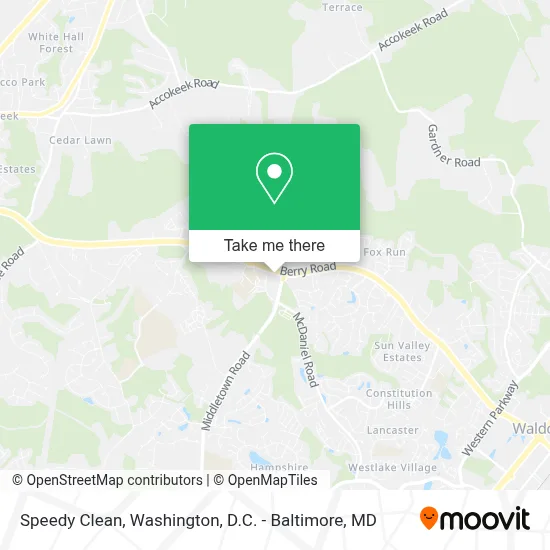 Speedy Clean map