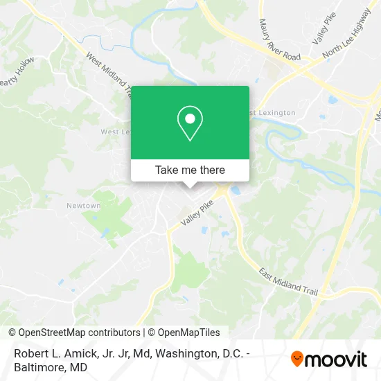 Robert L. Amick, Jr. Jr, Md map