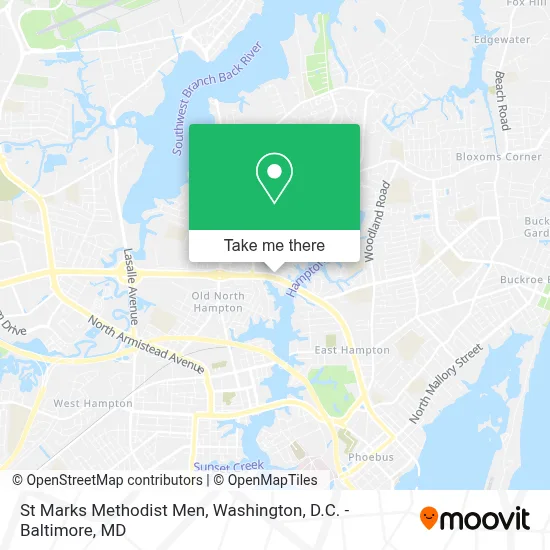 St Marks Methodist Men map