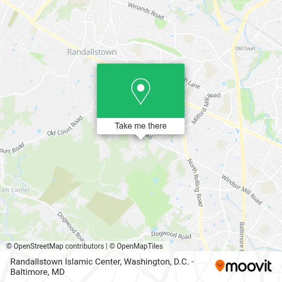 Randallstown Islamic Center map