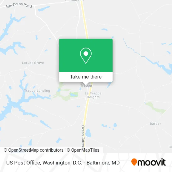 Us Post Office map