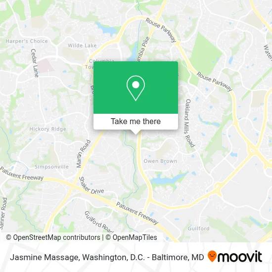 Jasmine Massage map