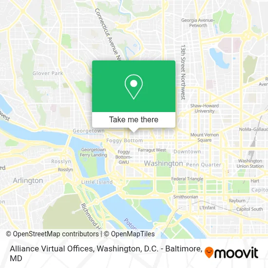 Alliance Virtual Offices map