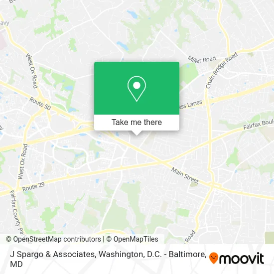 J Spargo & Associates map