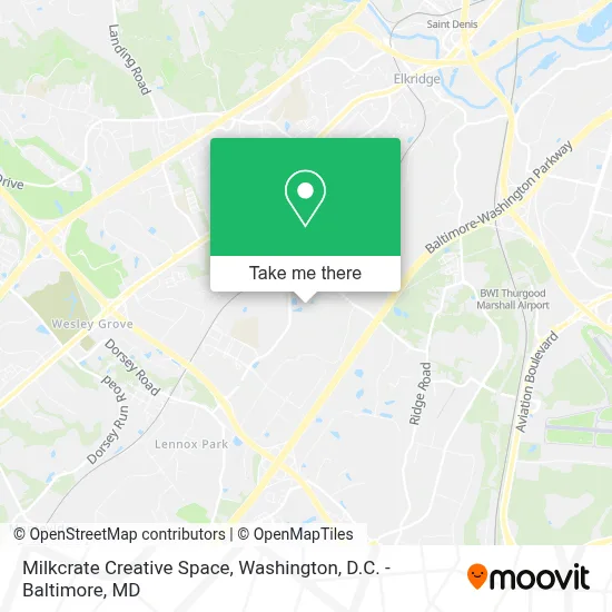 Milkcrate Creative Space map