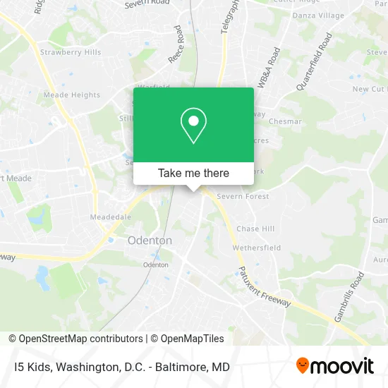 I5 Kids map