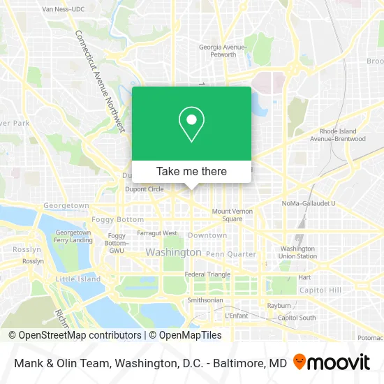 Mank & Olin Team map