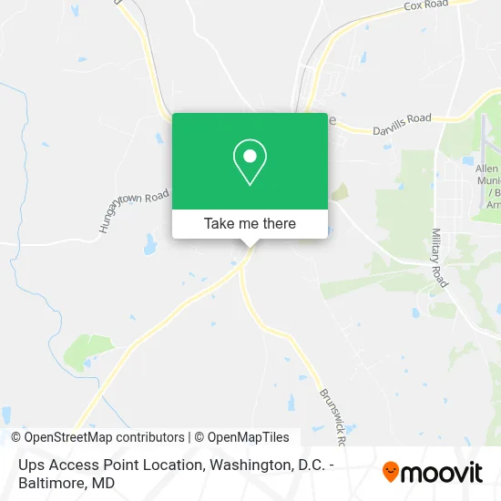 Ups Access Point Location map
