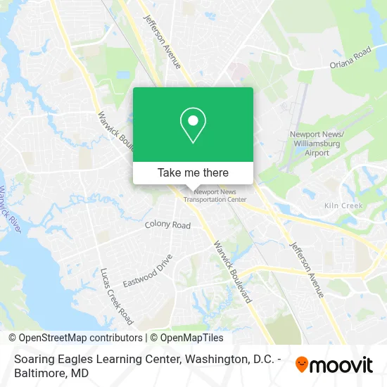 Soaring Eagles Learning Center map