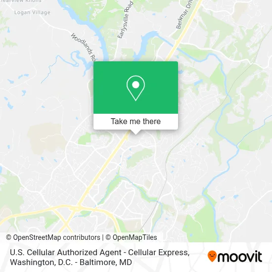 U.S. Cellular Authorized Agent - Cellular Express map