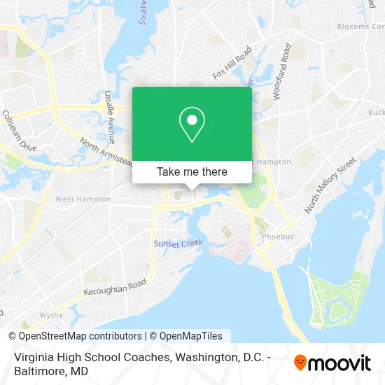 Virginia High School Coaches map
