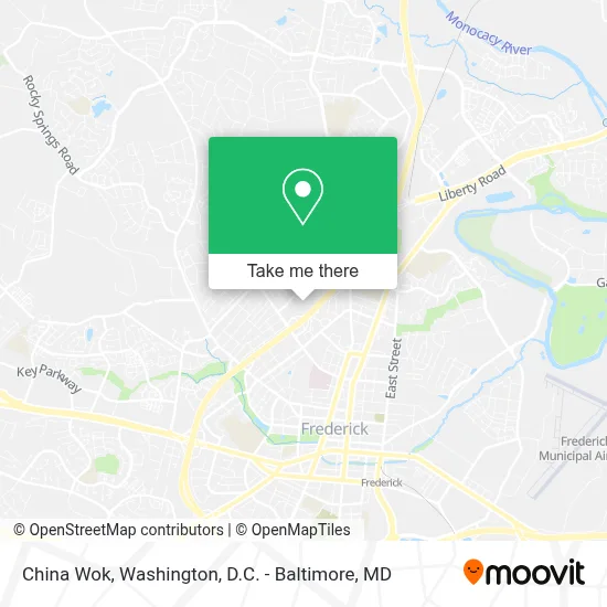 China Wok map