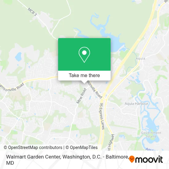 Walmart Garden Center map