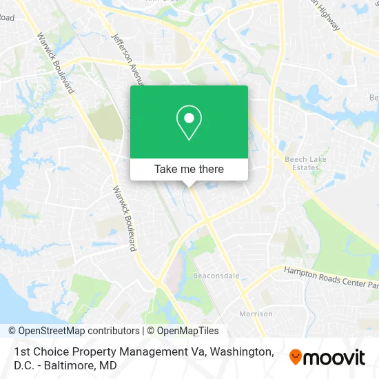 1st Choice Property Management Va map