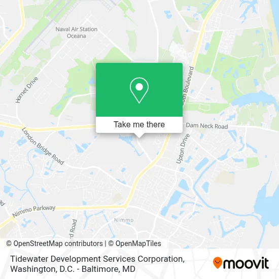 Tidewater Development Services Corporation map