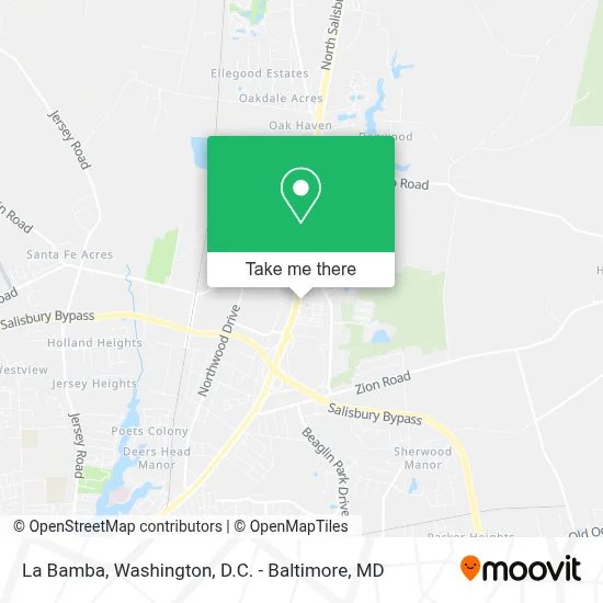 La Bamba map