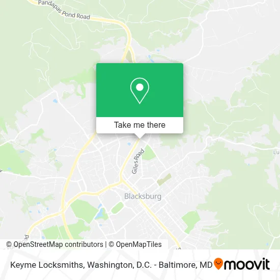 Keyme Locksmiths map