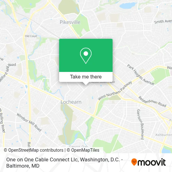 One on One Cable Connect Llc map