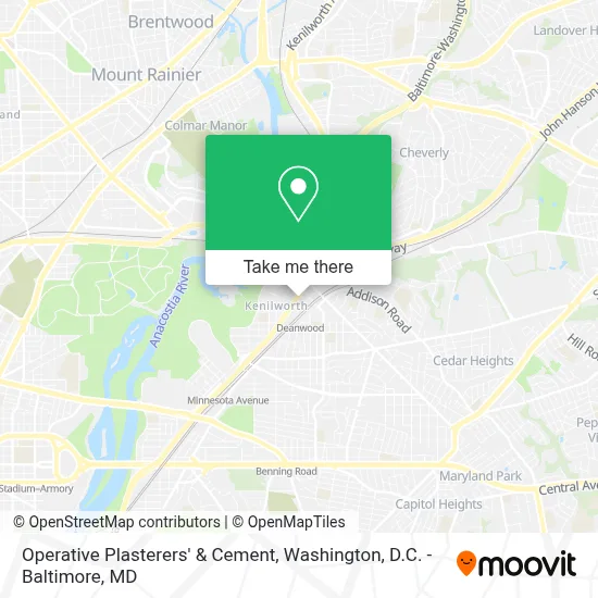 Operative Plasterers' & Cement map