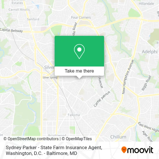 Sydney Parker - State Farm Insurance Agent map