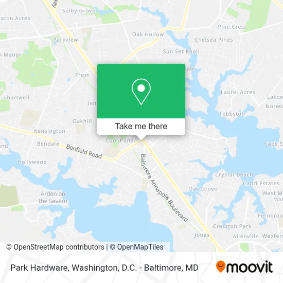 Park Hardware map