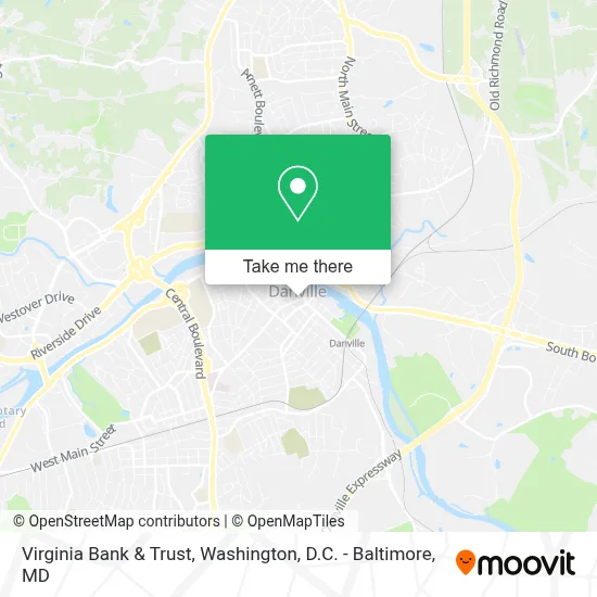 Virginia Bank & Trust map
