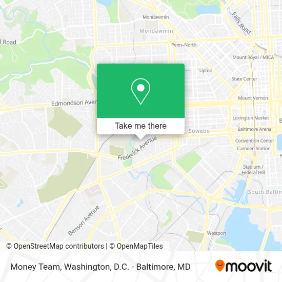 Money Team map