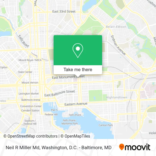 Neil R Miller Md map