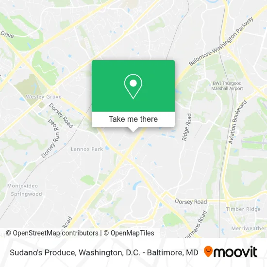 Sudano's Produce map