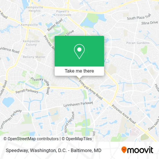 Speedway map