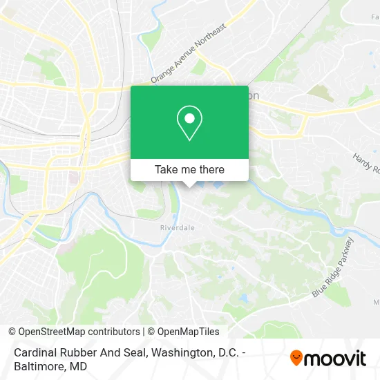 Cardinal Rubber And Seal map