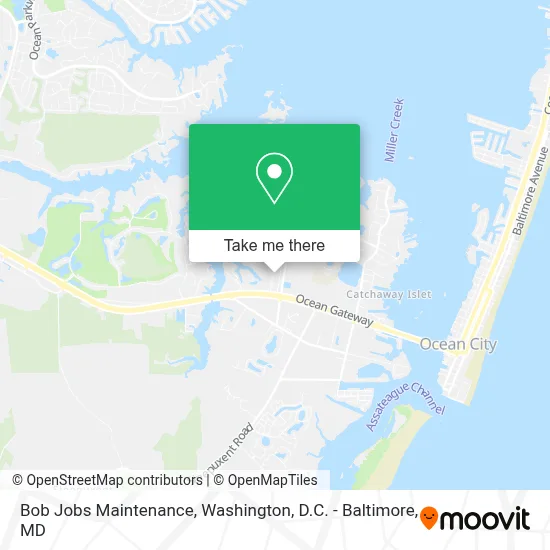 Bob Jobs Maintenance map