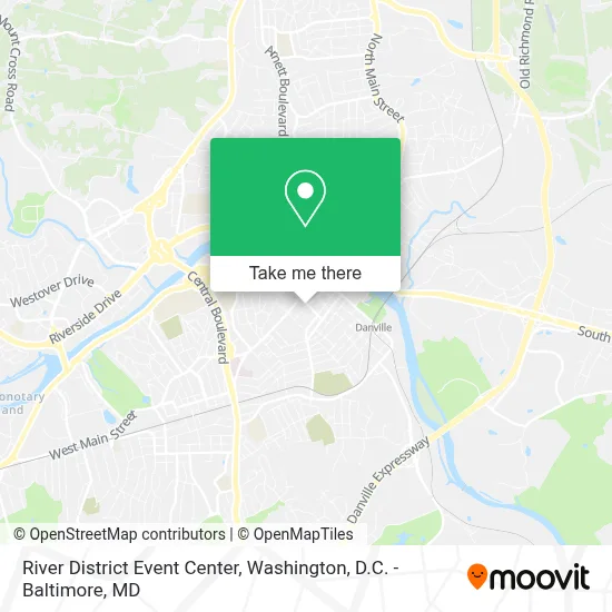 River District Event Center map