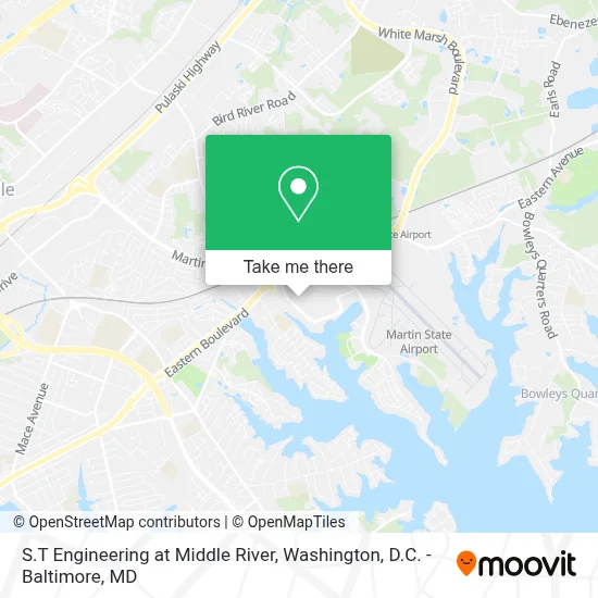 S.T Engineering at Middle River map