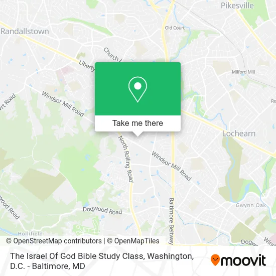 The Israel Of God Bible Study Class map